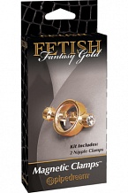    Fetish Fantasy Gold Magnetic Clamps   